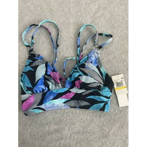 Salt And Cove NWT Spaghetti Strap Flower Detail Bralette Swim Top, US M Medium